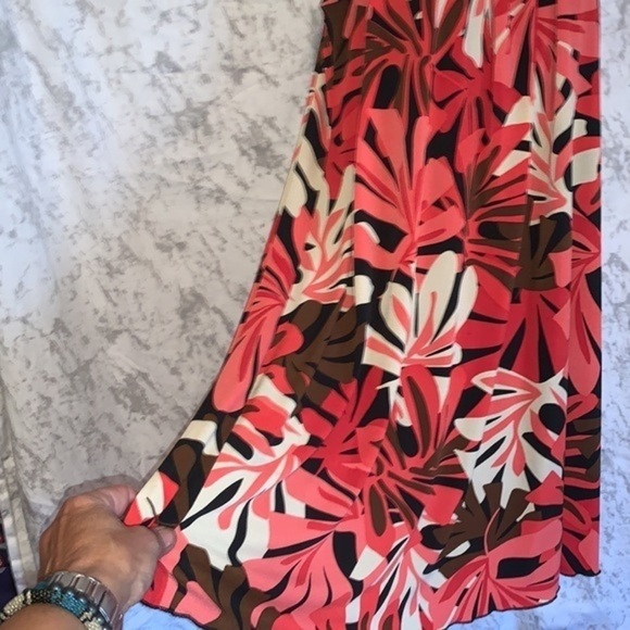 LILY HIGH NECK MINI SWING DRESS FLORAL LADIES SIZE SMALL - Picture 7 of 12